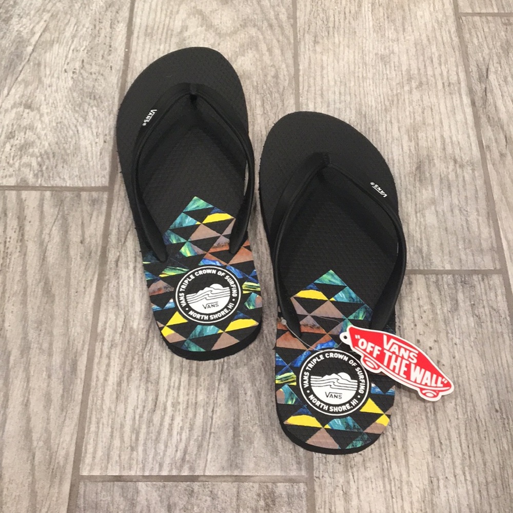 Vans flip flop sandals Surfing Men’s new black